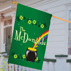 Personalized Irish Rainbow House Flag 83021432L